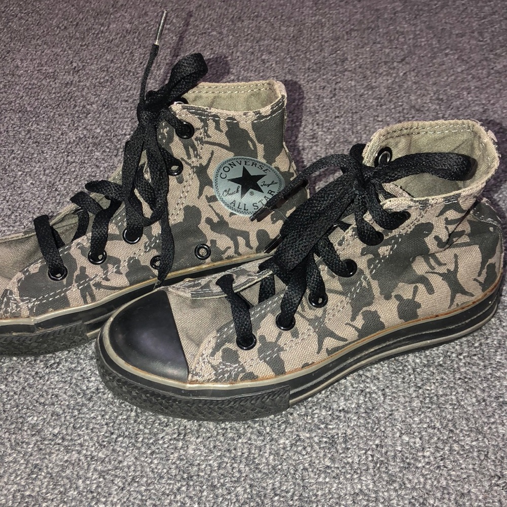 Rockstar converse high tops